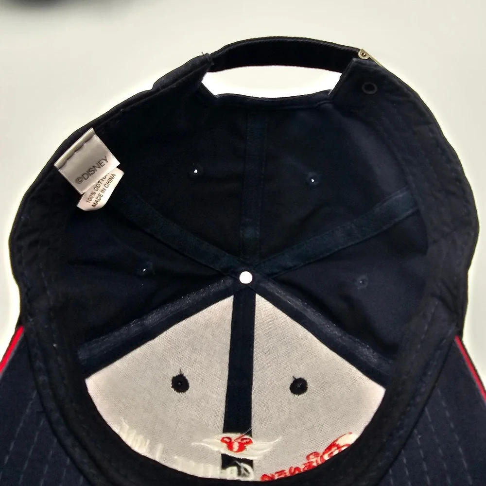 Disney Cruise Line Strap Back Hat Cap Embroidered Mickey Logo Adjustable Navy